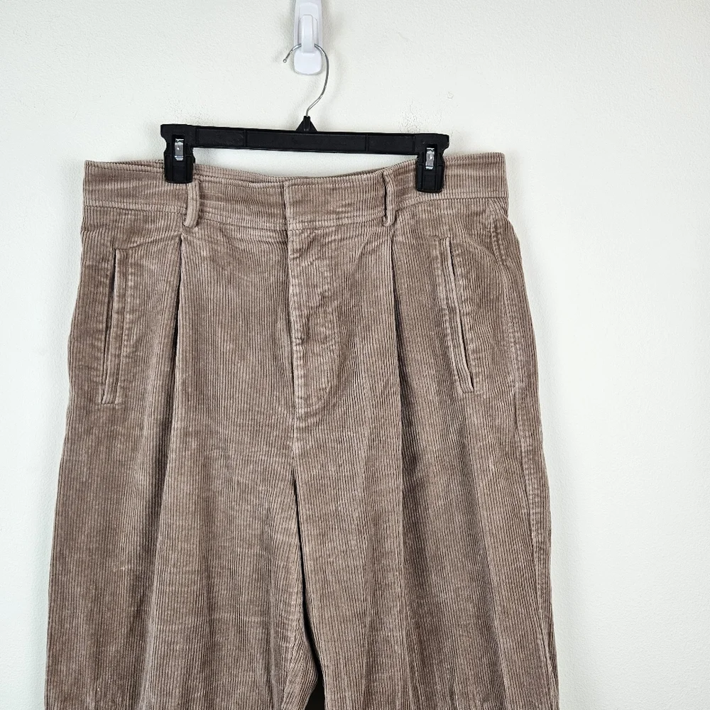 Women's Tan Corduroy Pants - Picture 3 of 7